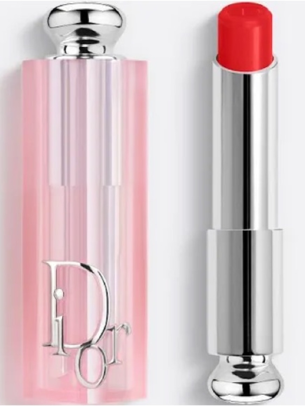 Dior Hydrating Lipstick in Pink Jewel Case with Bright Red Shade